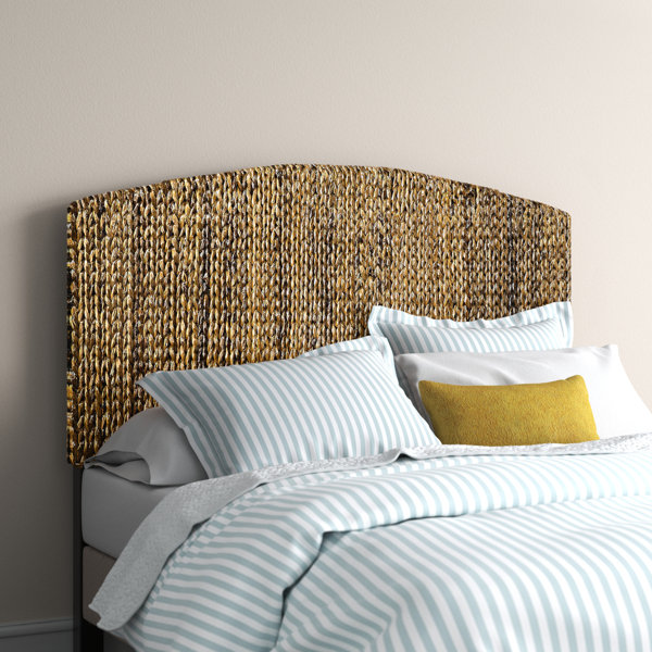 Beachcrest Home Nava Wicker/Rattan Panel Headboard & Reviews Wayfair